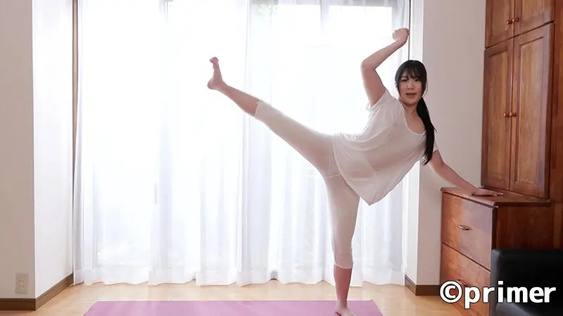 お綺麗ですね隣の奥様 覗かれたストレッチ… 下平玲夏 (5670prdm00002)-10